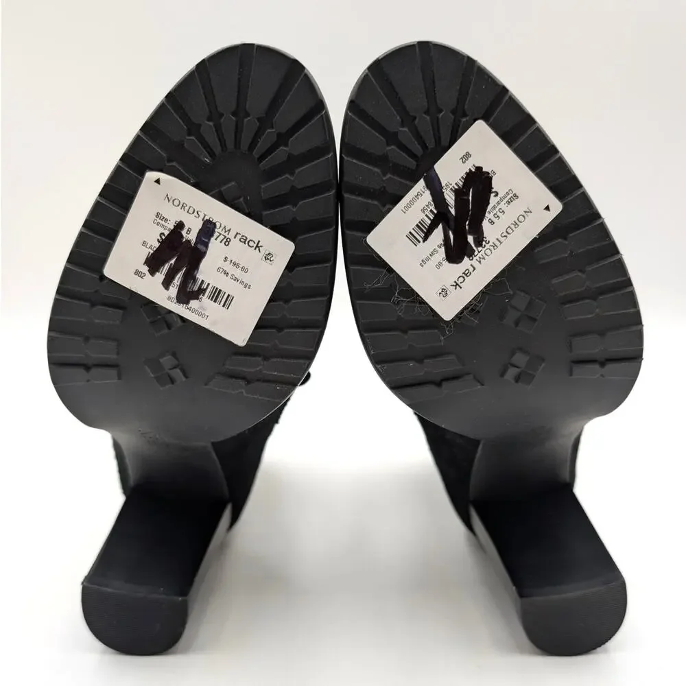 Lauren Ralph Lauren Mabel Lace-Up Dress Booties Women's Black Size US5.5 EU36